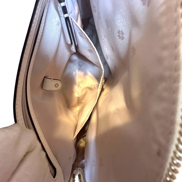 Kate Spade New York Sylvia Jeweled Dome Leather Satchel (GUC) - Picture 5 of 6